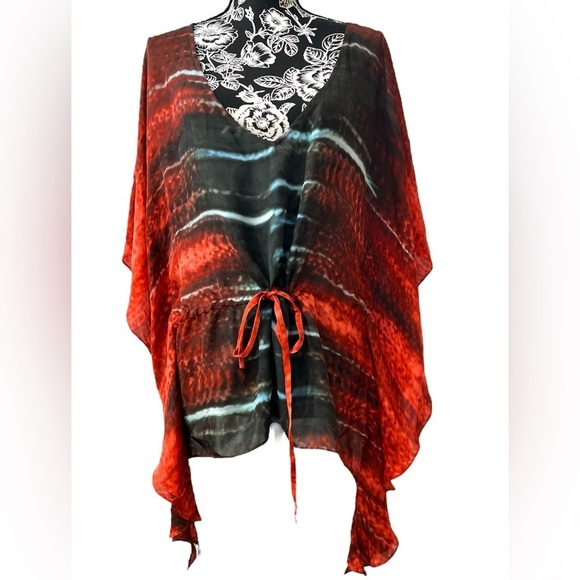 HAUTE HIPPIE tie-dye blouse - Picture 1 of 10